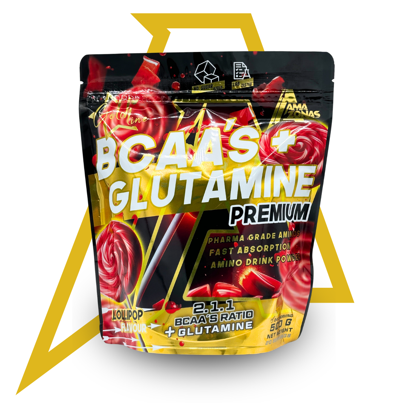 BCAAs + Glutamina Premium (500g)