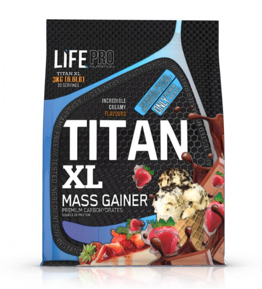 LIFE PRO TITAN 3KG GLUTEN FREE - SABOR: CHOCOLATE