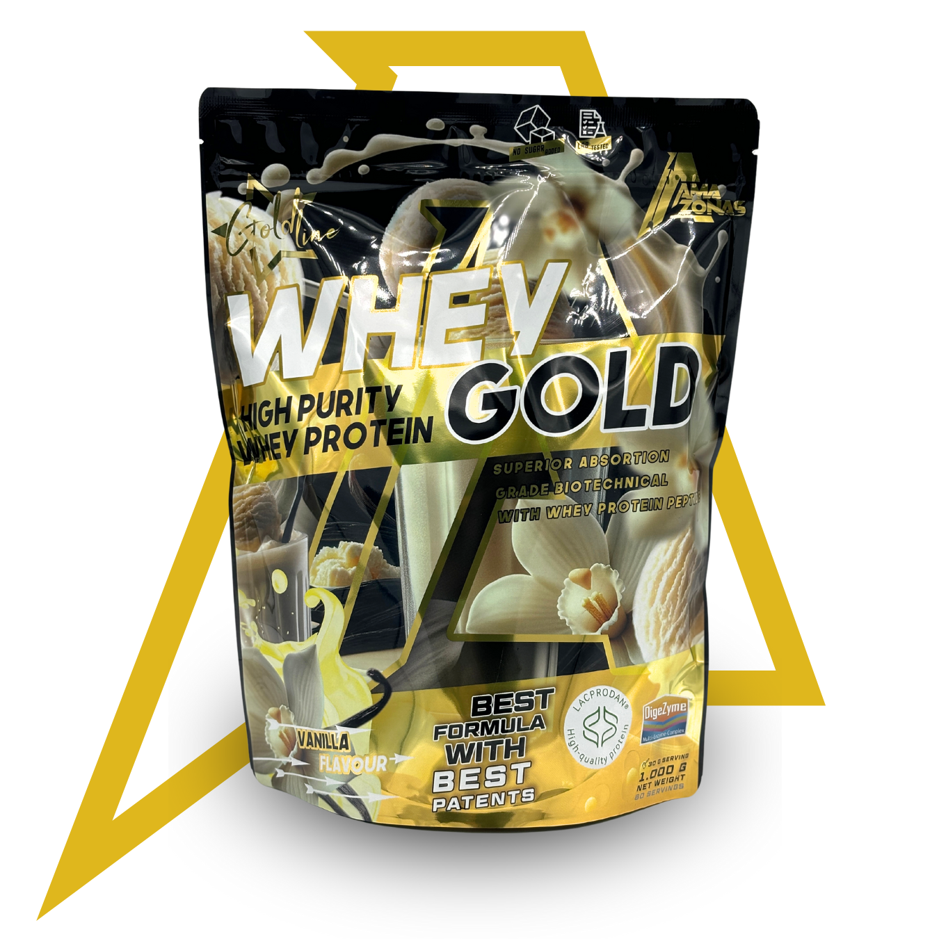 Whey Protein (1KG) con Digezyme