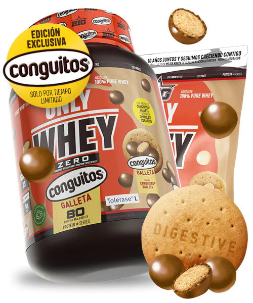 ONLY WHEY ZERO CONGUITOS® GALLETA (1Kg)