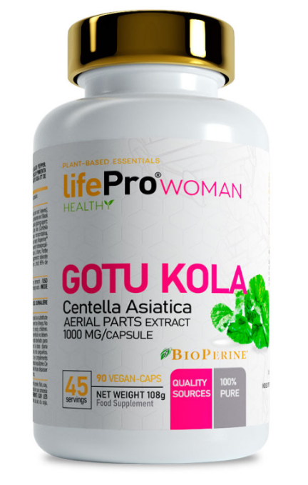 LIFE PRO WOMAN GOTU KOLA 1000MG 90 VEGANCAPS