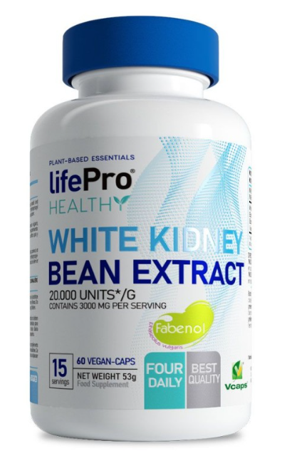 LIFE PRO WHITE KIDNEY BEAN EXTRACT 60 CAPS