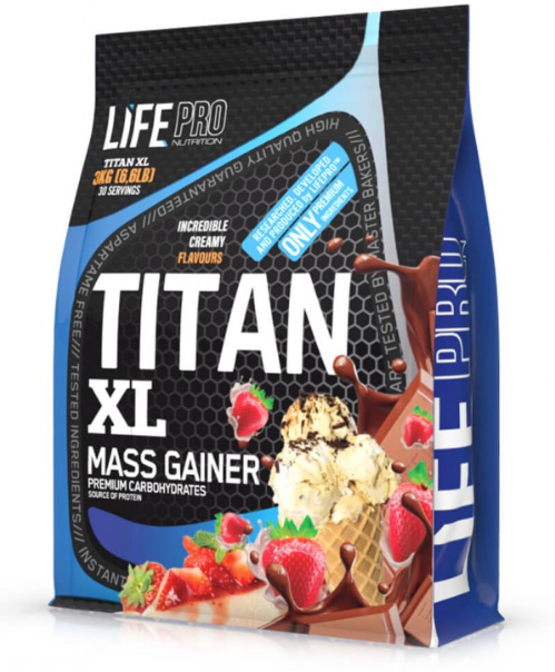 LIFE PRO TITAN 3KG GLUTEN FREE - SABOR: CHOCOLATE