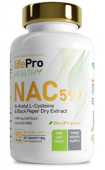 LIFE PRO NAC 599MG 90 VEGANCAPS