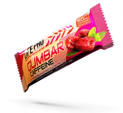 LIFE PRO ENDURANCE GUMBAR CAFFEINE 32G - SABOR: RASPBERRY