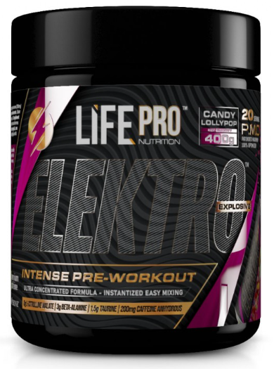 LIFE PRO ELEKTRO NEW 400G - SABOR: CANDY LOLLIPOP