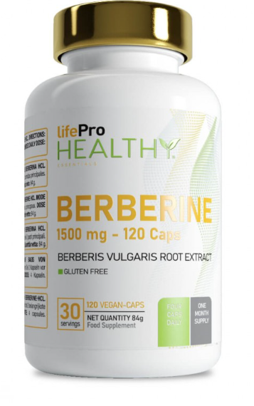 LIFE PRO BERBERINE 1500MG 120 VCAPS