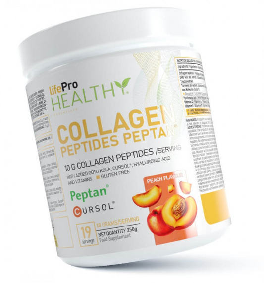 LIFE PRO ANTIAGING COLLAGEN PEPTIDES 250g - SABOR: PEACH
