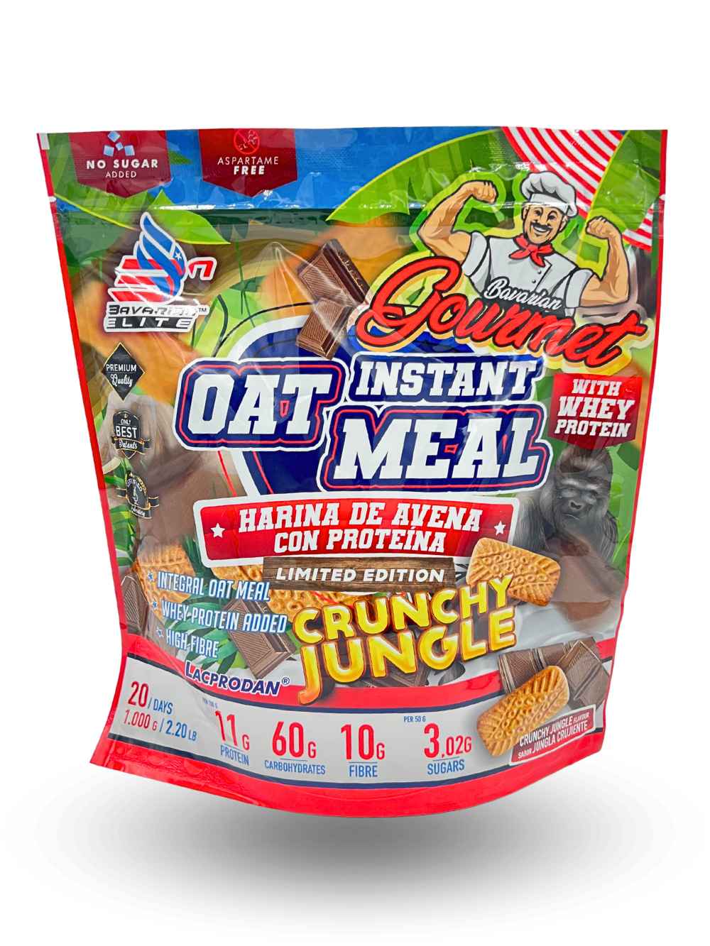HARINA DE AVENA + PROTEÍNA CONCENTRADA (1KG)