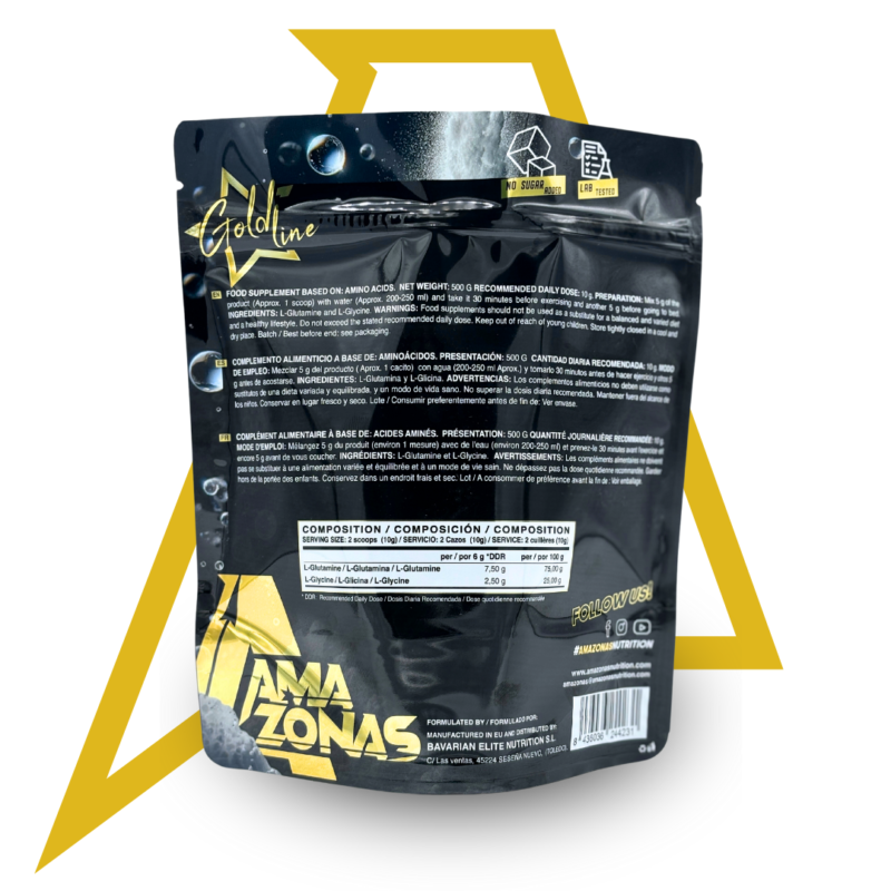 Glutamina Neutra + Glicina Premium (500g)