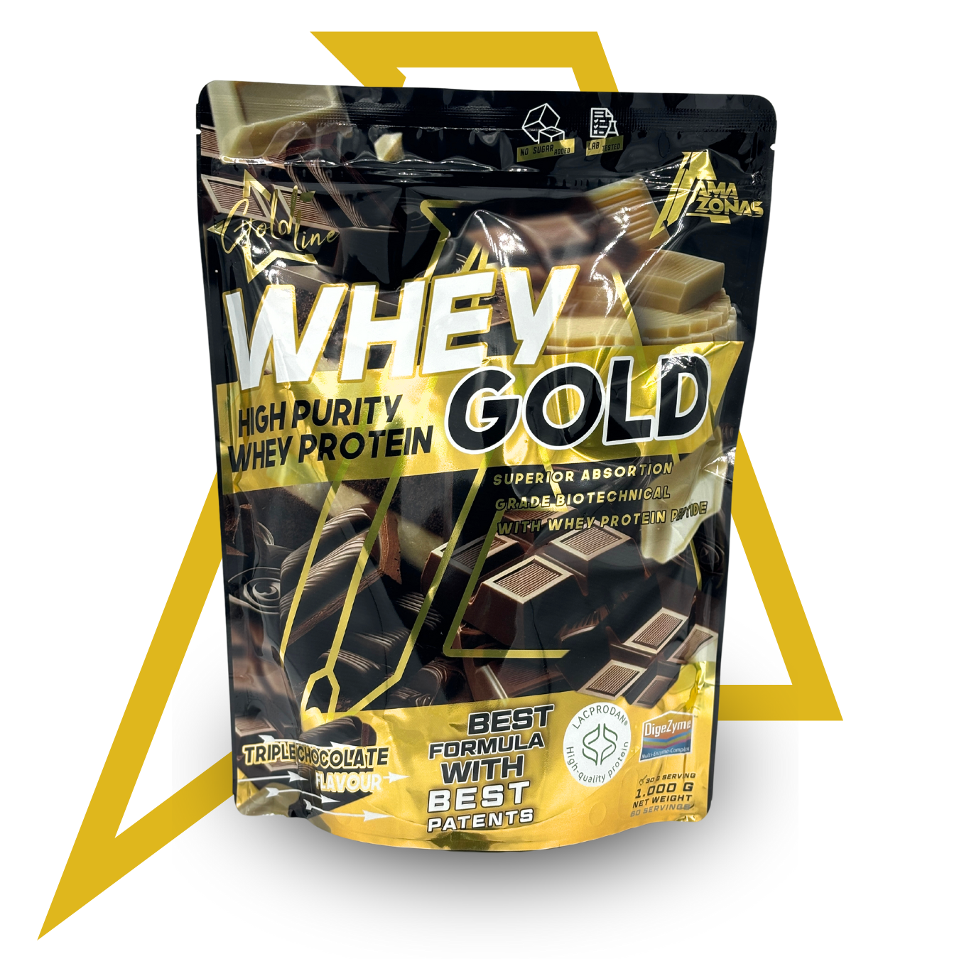 Whey Protein (1KG) con Digezyme