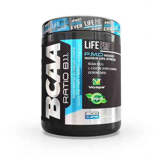 Life Pro Bcaa Pro 8:1:1 1000mg 200 Caps