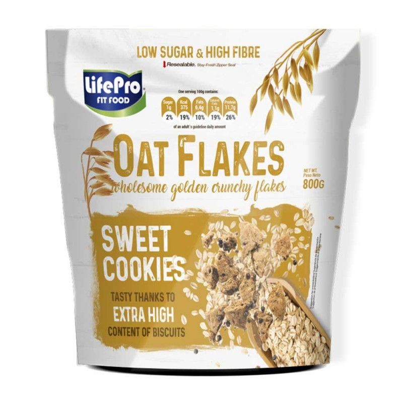 LIFE PRO FIT FOOD COPOS DE AVENA 800G