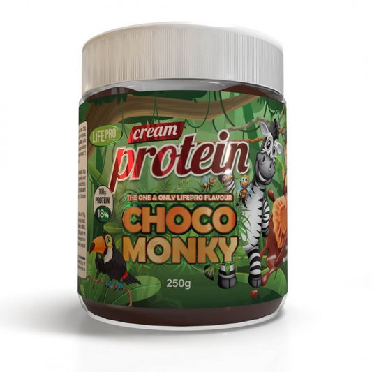 LIFE PRO FIT FOOD PROTEIN CREAM CHOCO MONKY 250G