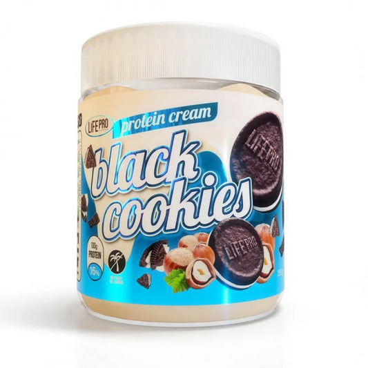 LIFE PRO FIT FOOD PROTEIN CREAM BLACK COOKIES 250G